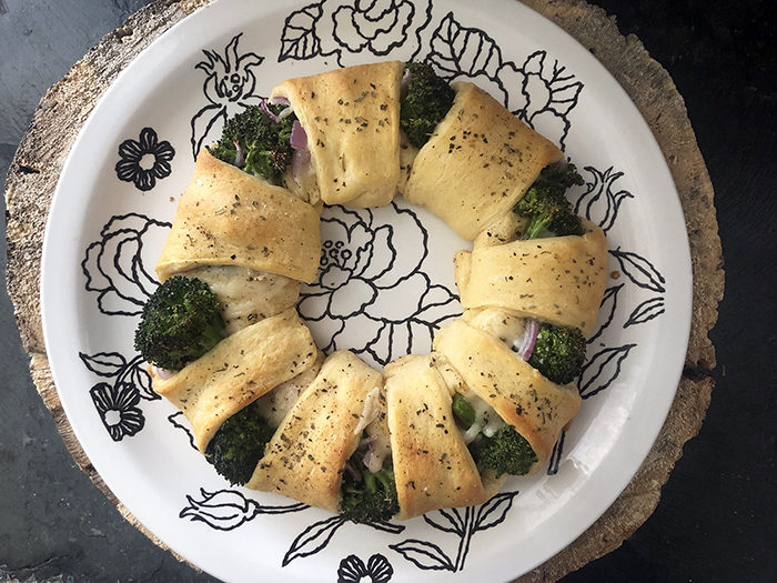 Vegan Broccoli & Cheese Crescent Roll