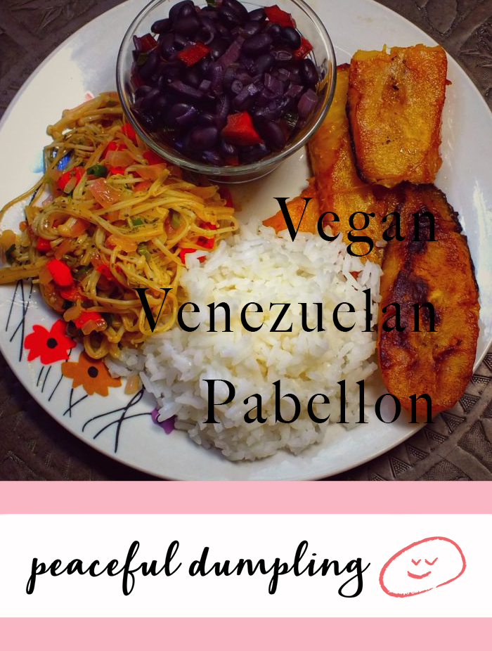 Vegan Venezuelan Pabellon