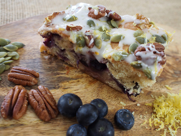 vegan blueberry lemon cake recipe