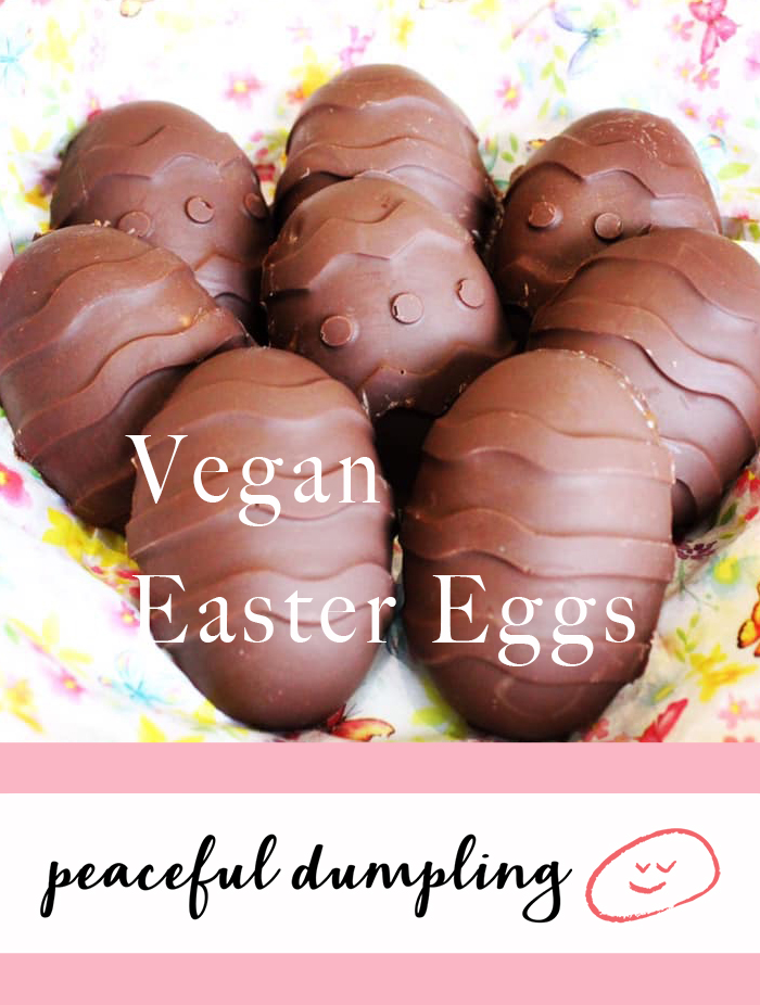 Vegan Caramel & Oreo Easter Eggs