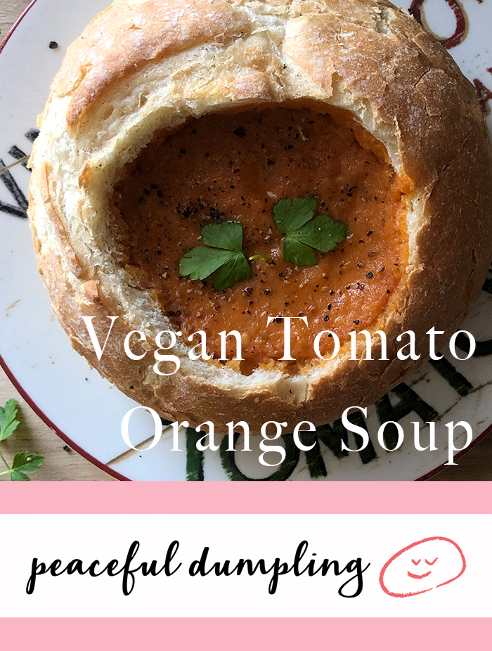 Vegan Tomato Orange Soup