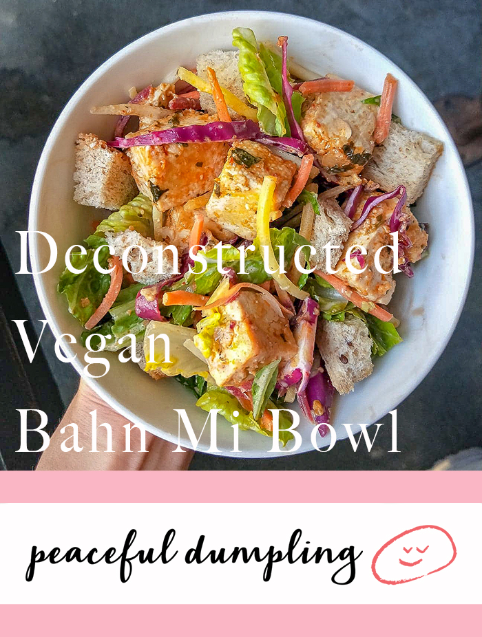 Deconstructed Vegan Bahn Mi Bowl