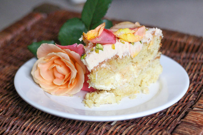 Rose Pistachio Cake