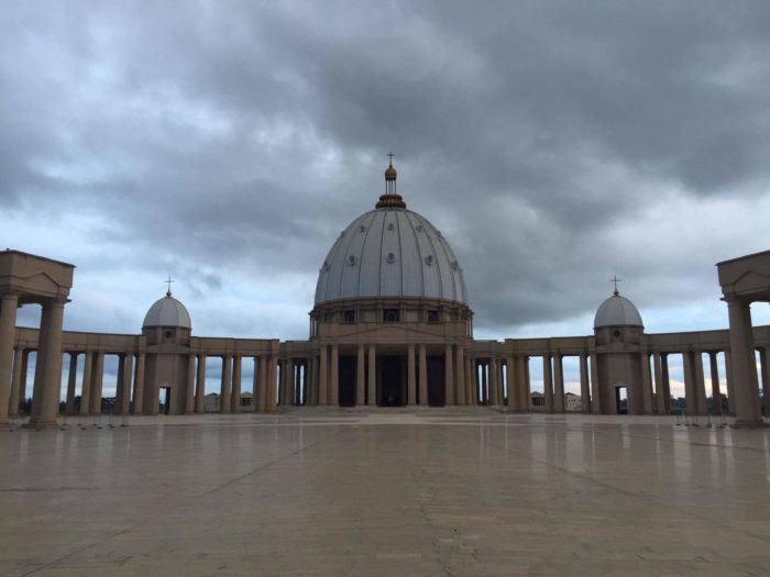 the basilica of our lady of peace in cote d'ivoire