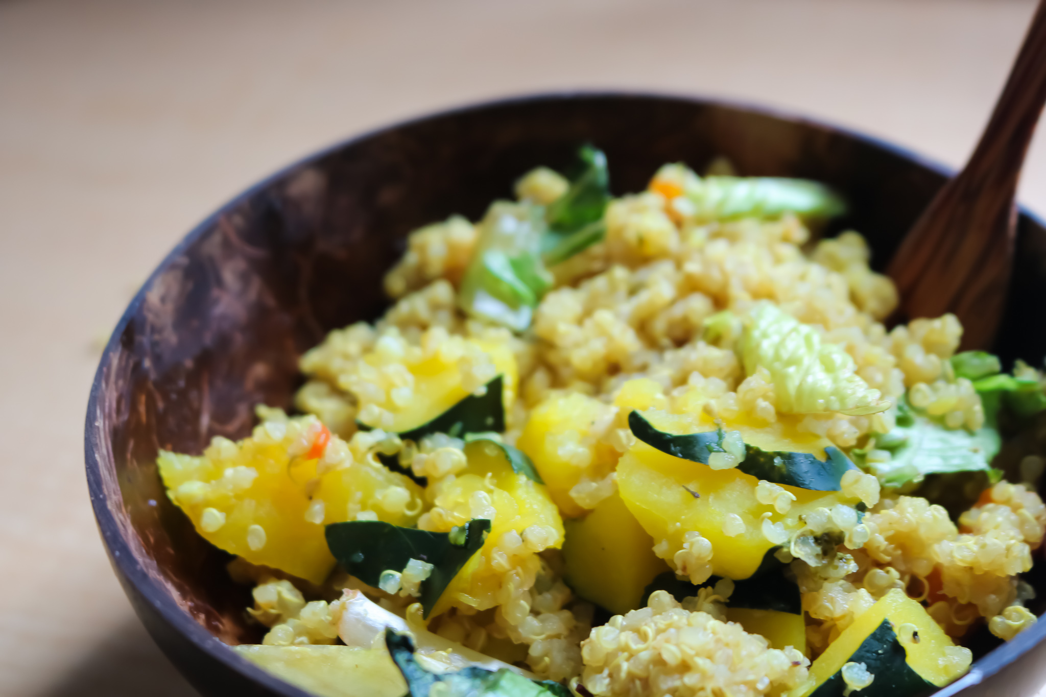 Quinoa Buddha Bowl - high-protein vegan post-workout snack 