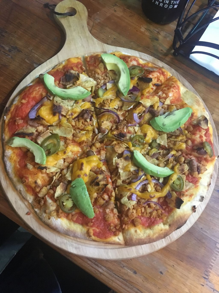 Vegan pizza in Shanghai