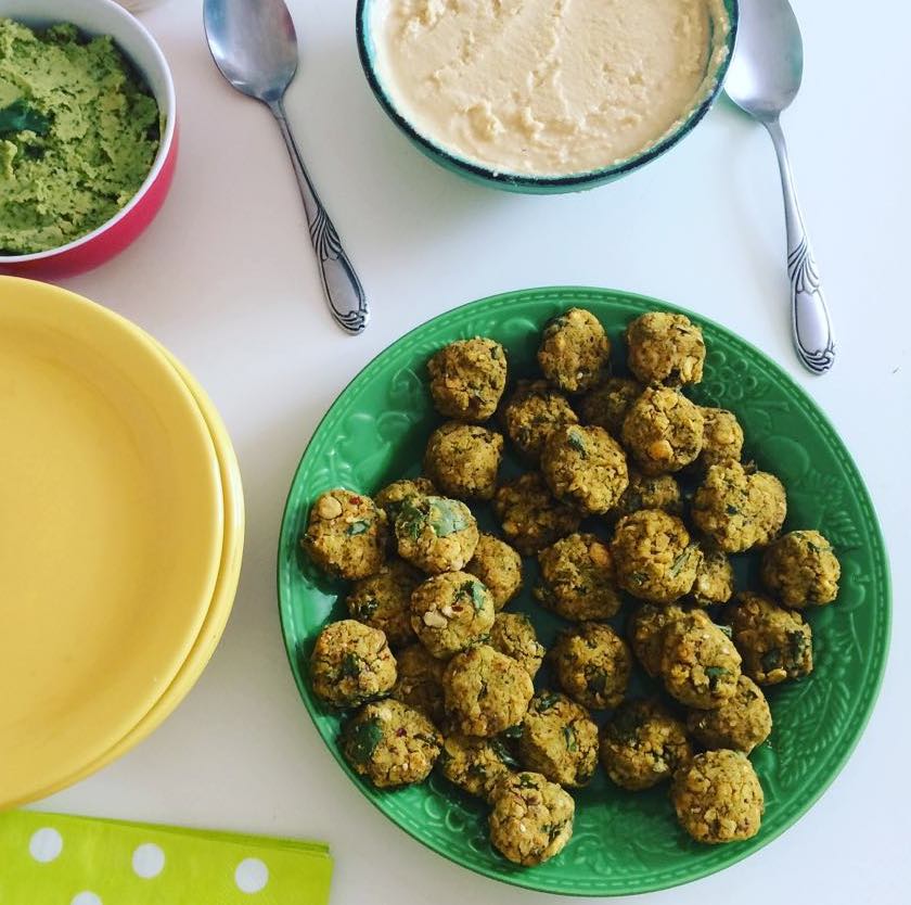 Fat Free Vegan Chickpea Balls