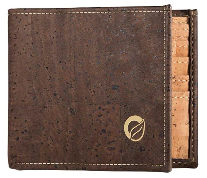 vegan wallet made of cork