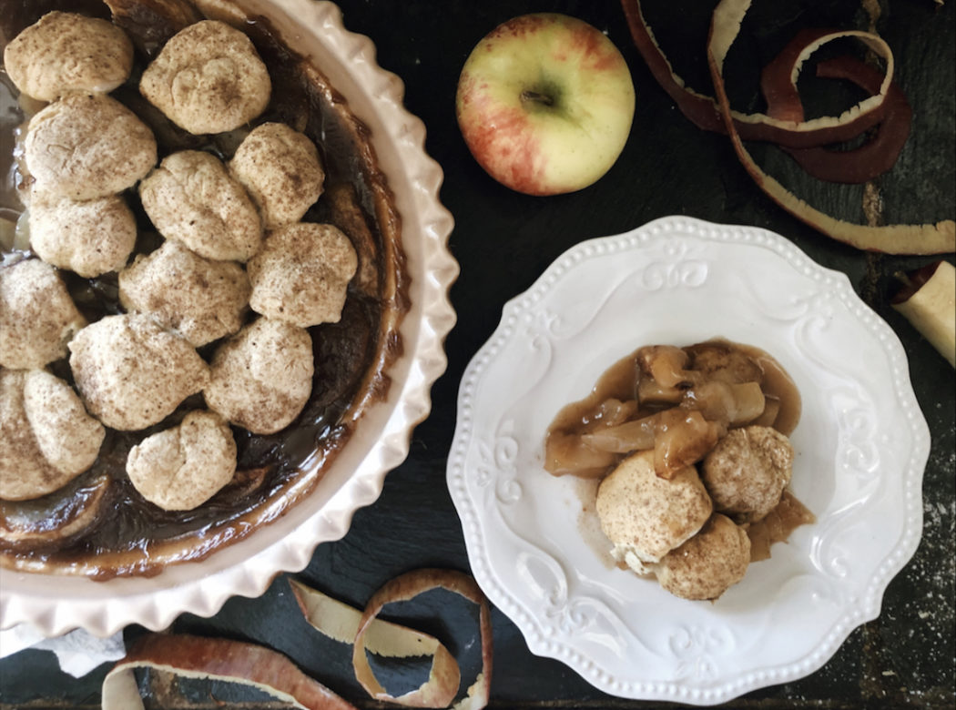 Vegan apple pandowdy