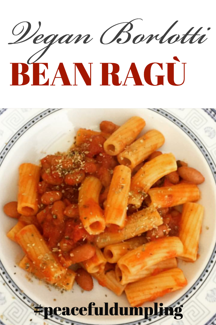 Vegan Bean Ragu