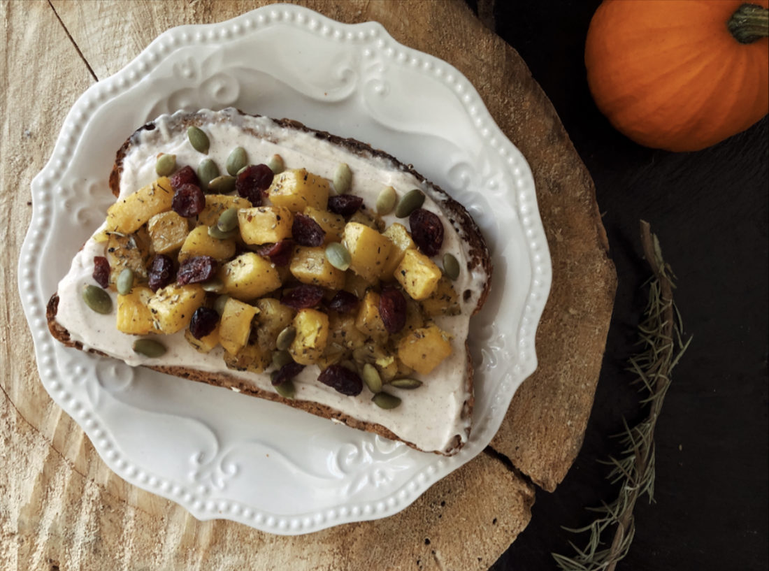 Vegan Pumpkin Toast