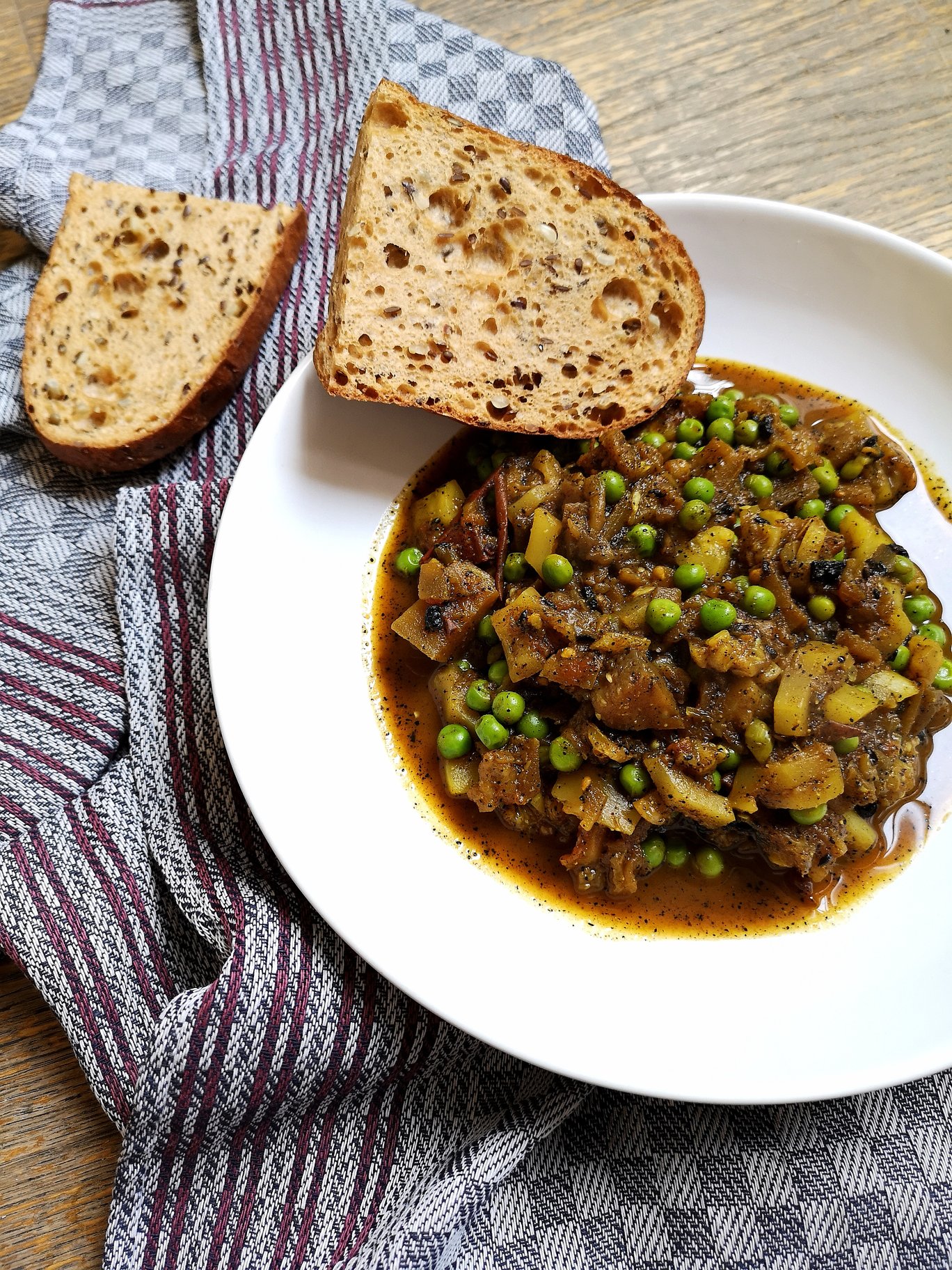 Vegan Indian Eggplant Dish