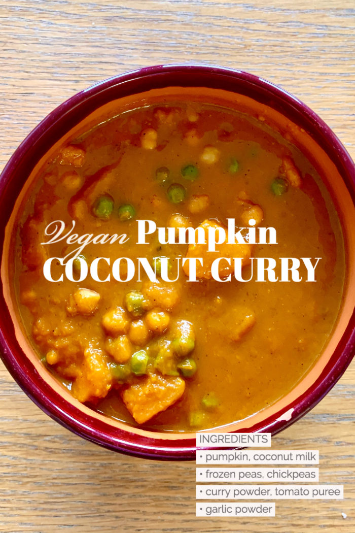 Pumpkin coconut curry