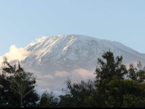 Kilimanjaro covered in snow