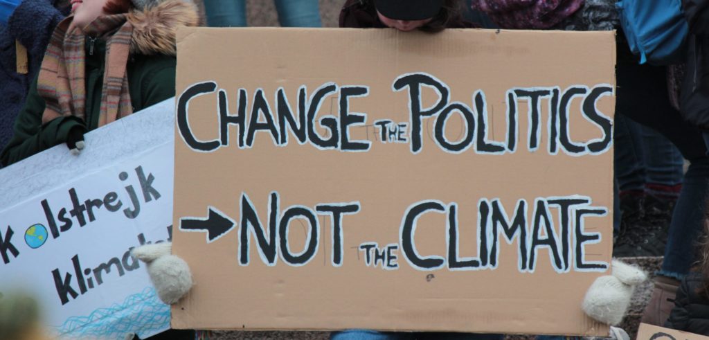change politics, not the climate