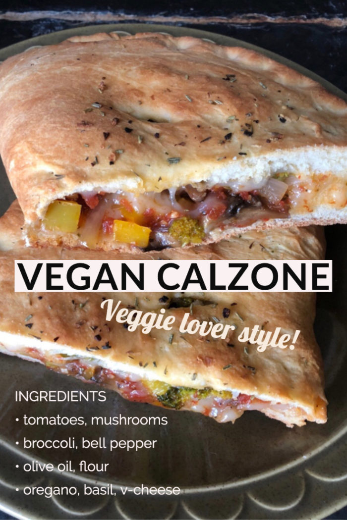 vegan calzone