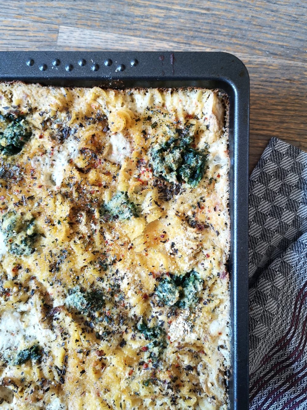 GF Vegan Spinach Artichoke Casserole