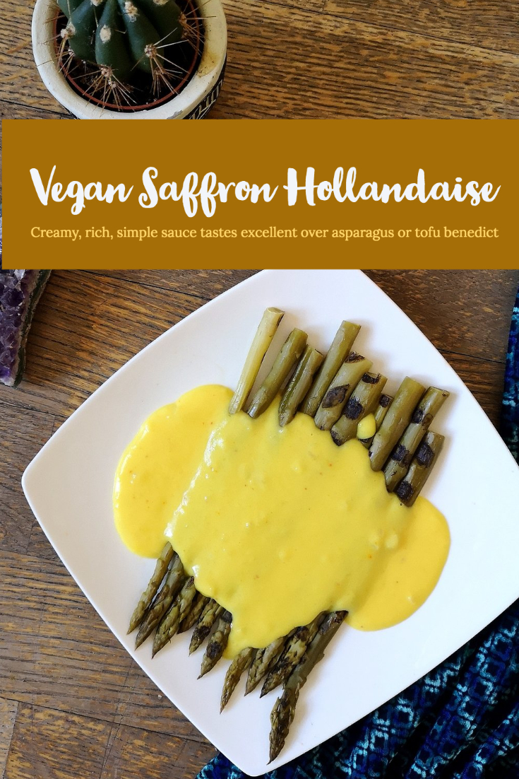 Vegan Saffron Hollandaise