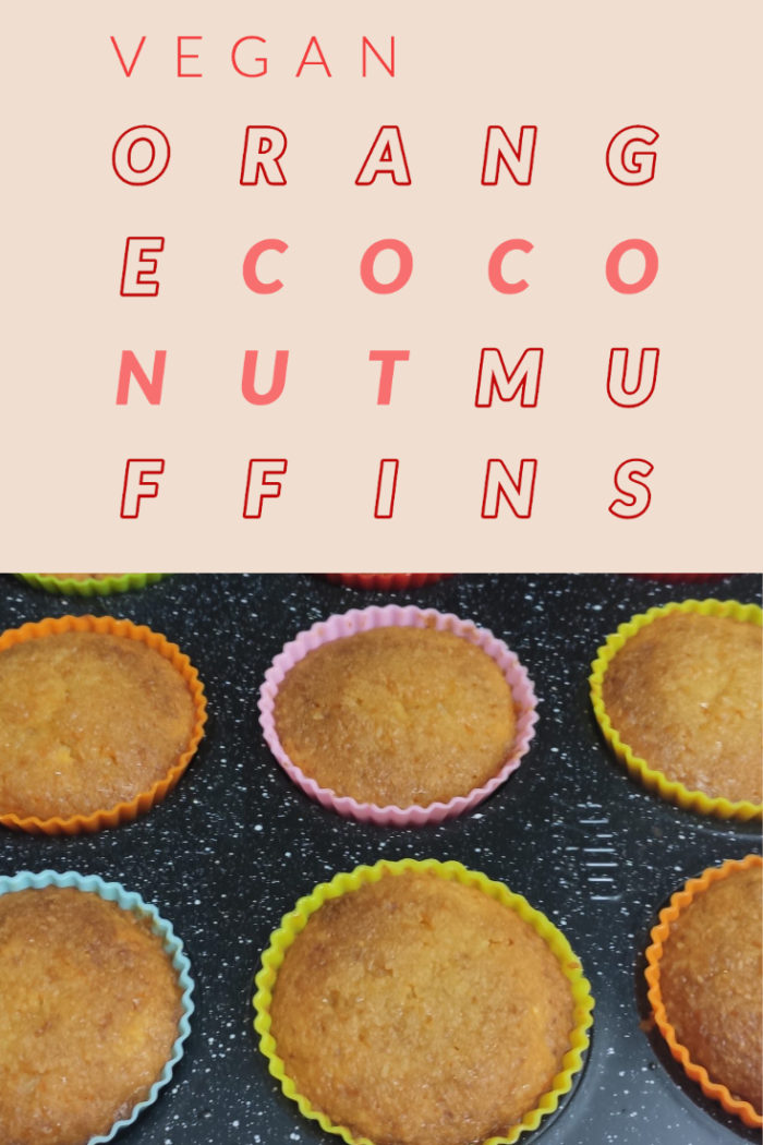 orange coconut muffins