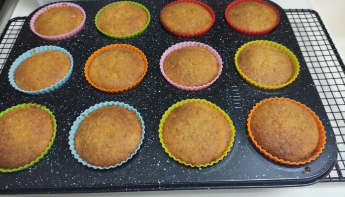 Vegan orange coconut muffins