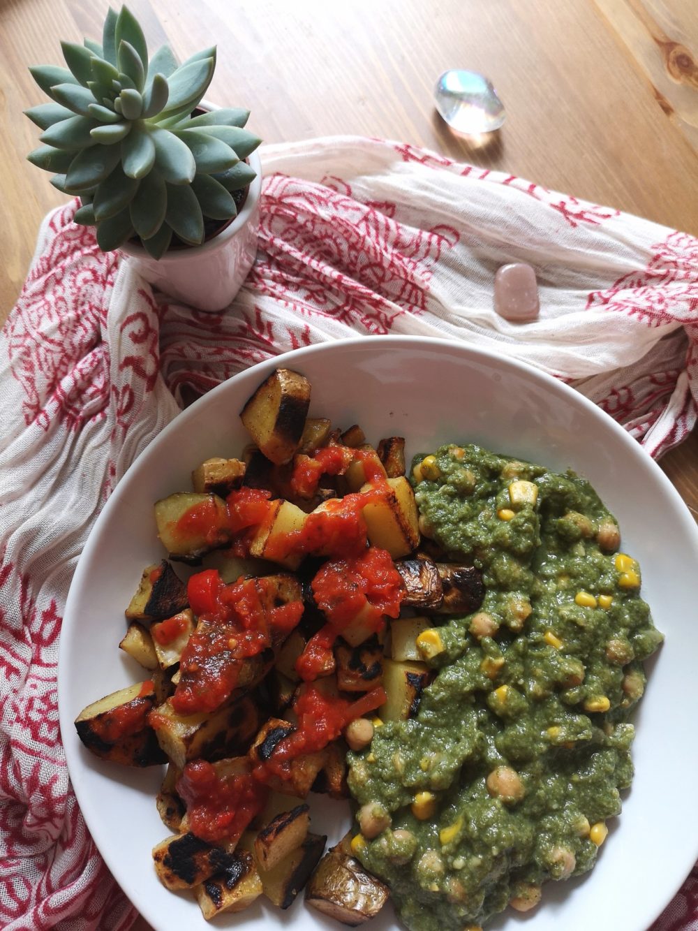 patatas bravas on a plate