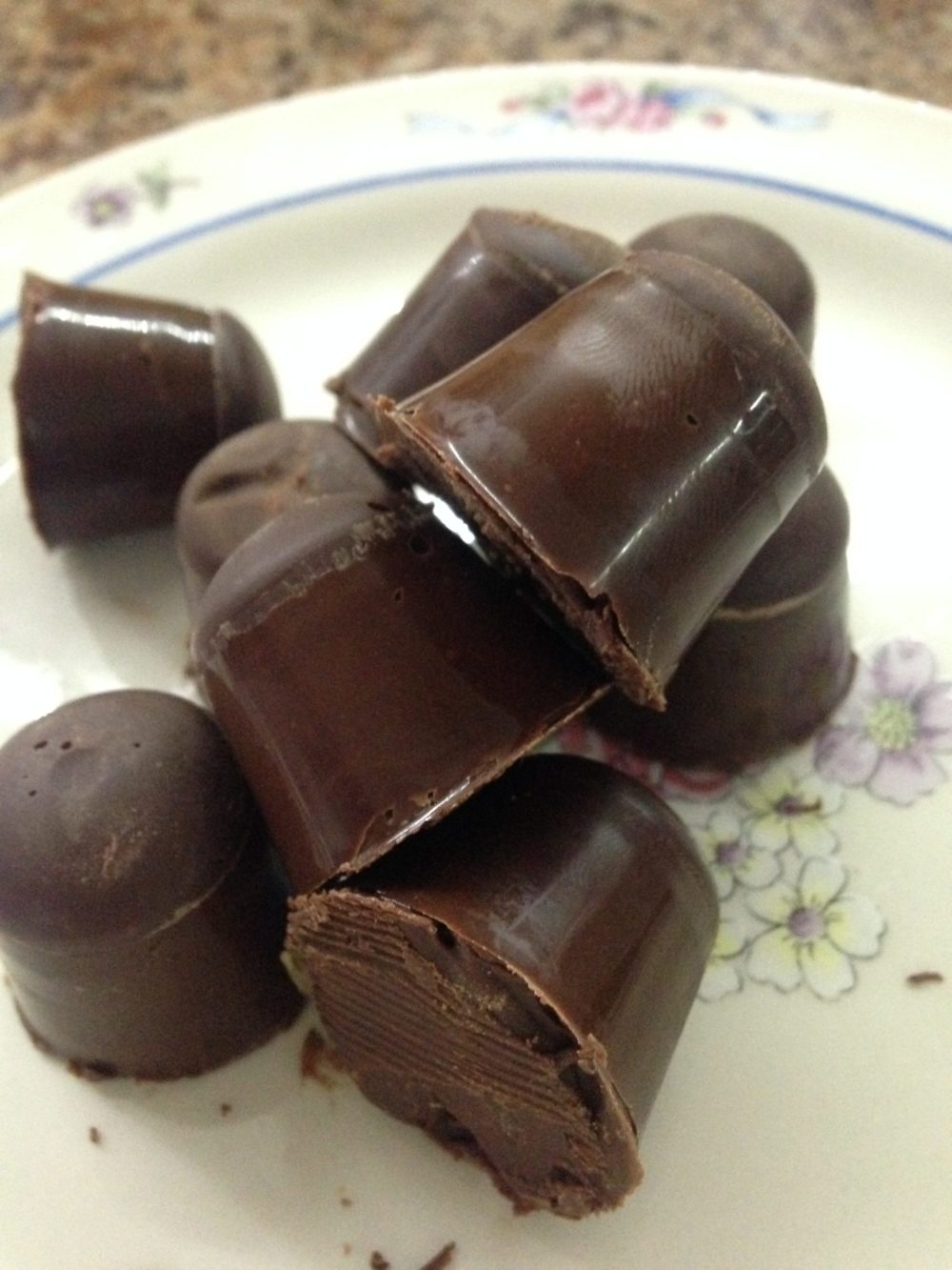 vegan rolos on a plate