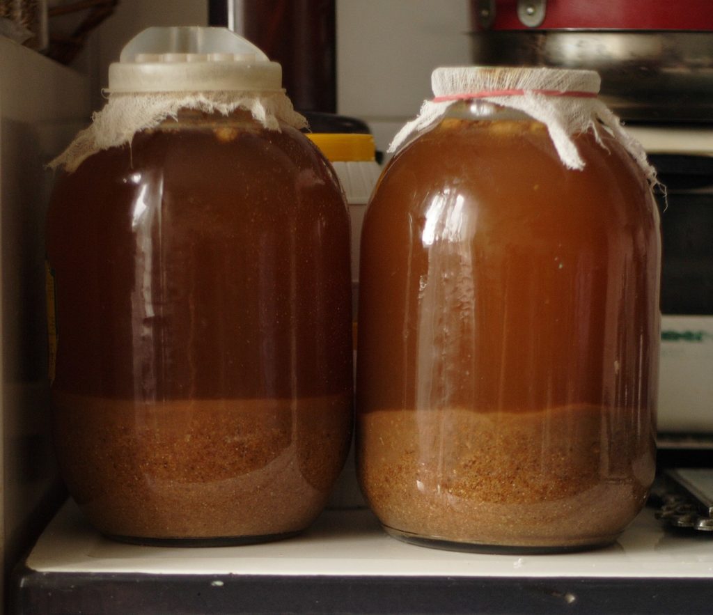 jars of kvass