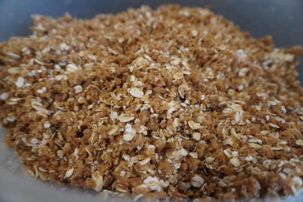 dry ingredient mixture for date bars