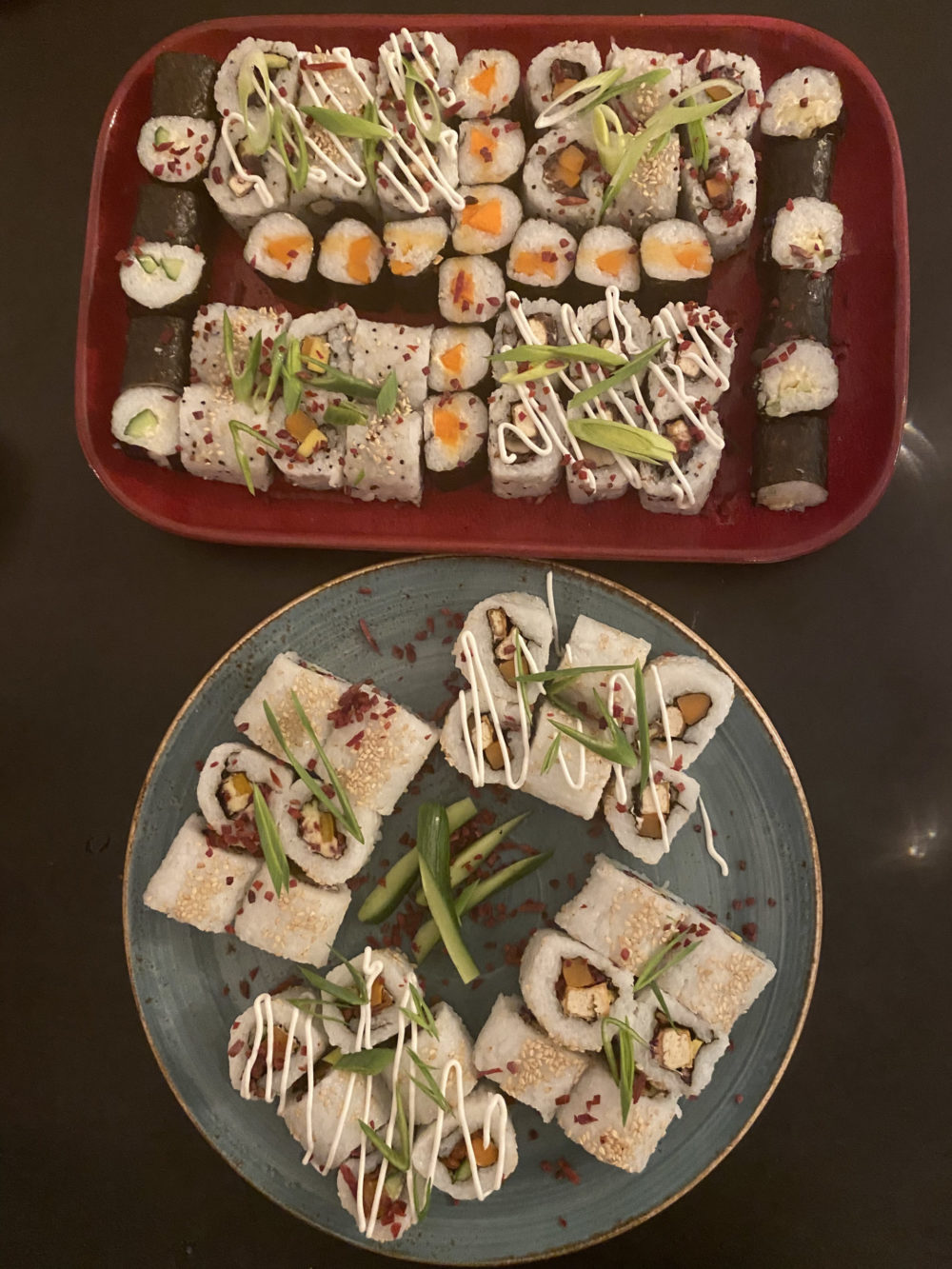 vegan sushi feast