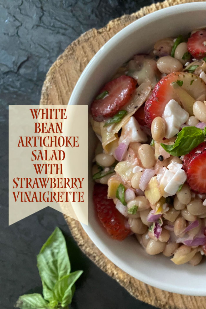 white bean artichoke salad