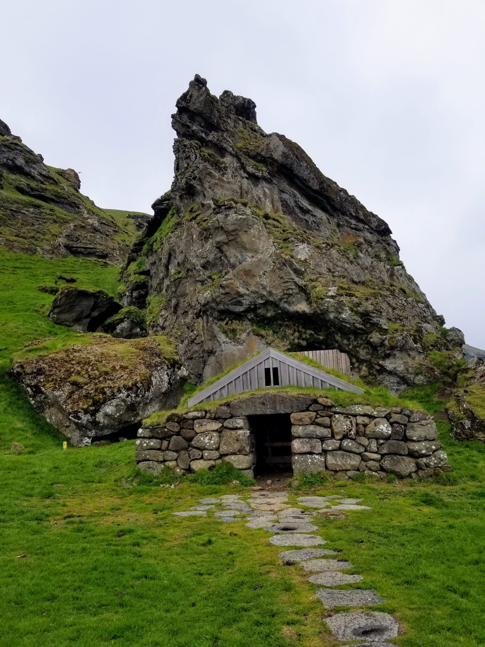 Viking turf house in Iceland