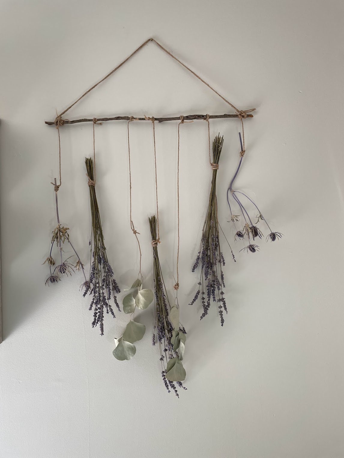 wallhanging with lavender