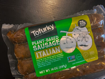 Tofurky plant-based italian sausage pack